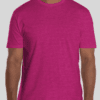 Vibrant Raspberry Cotton T-Shirt